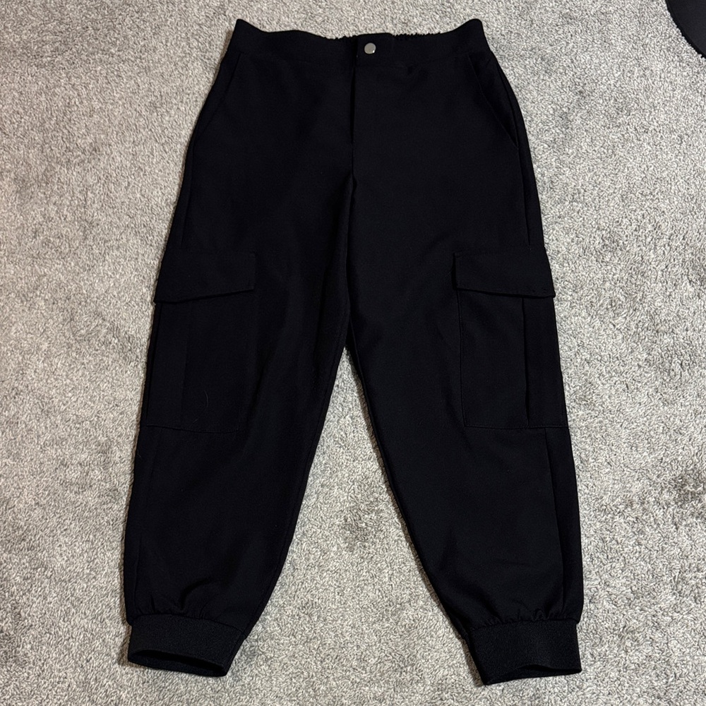 Zara Black Cargo Pant Trouser